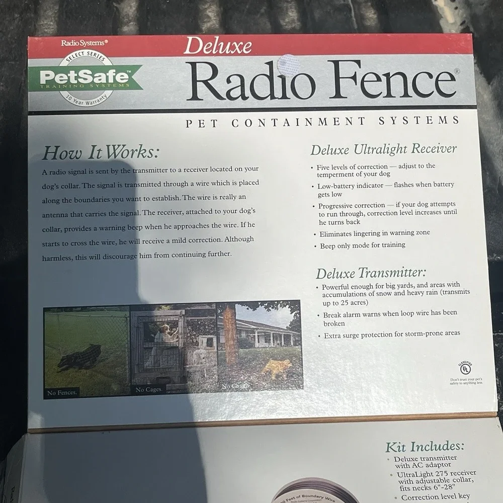 PetSafe Deluxe Radio Fence In-Ground Pet Containment System | Model RF-304W